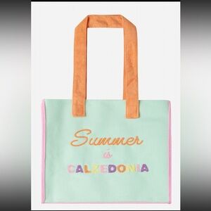 NEW Calzedonia Colorful Summer Terry Seaside Beach Bag Tote - $150